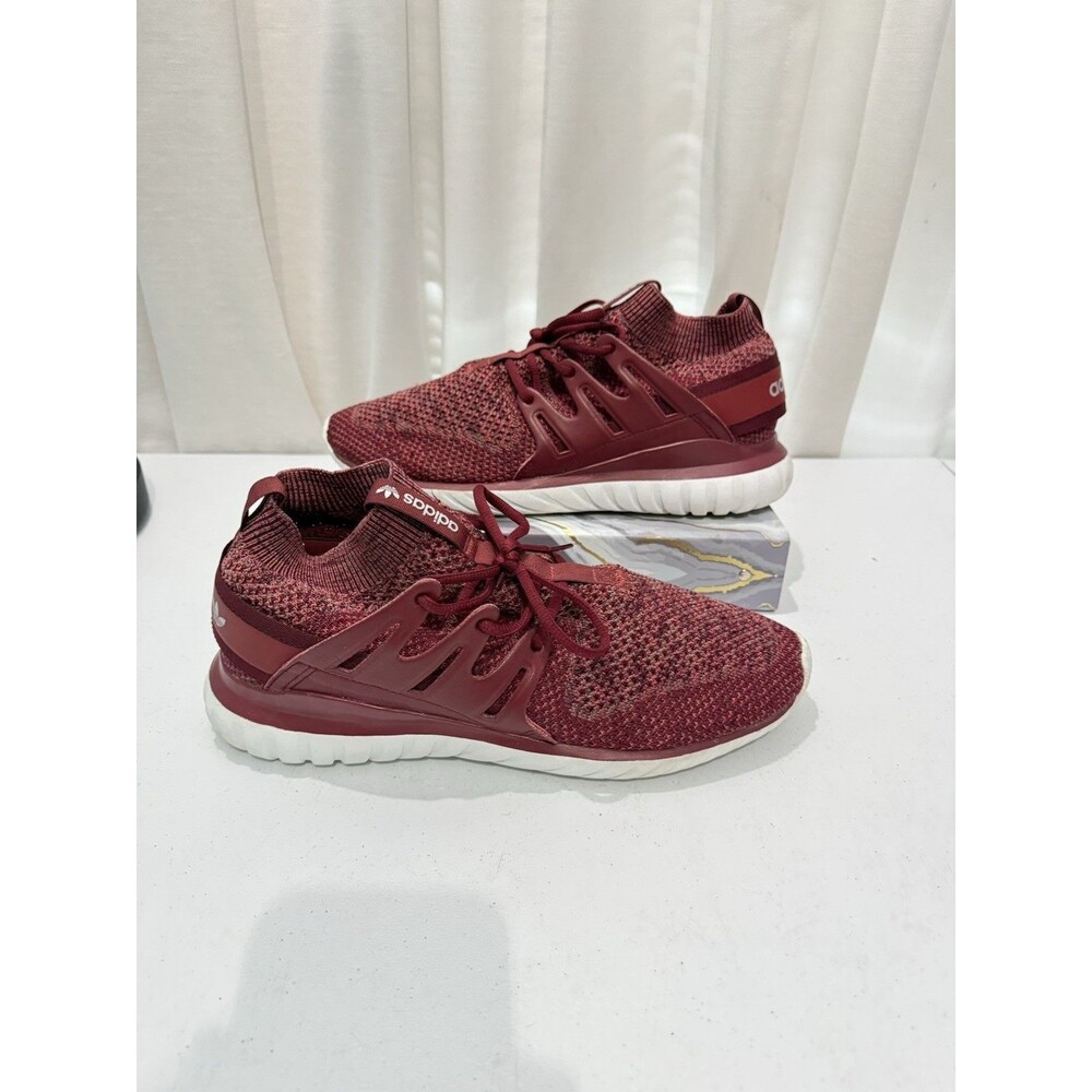 Adidas Originals Tubular Nova PK Mystery Red Mens Primeknit Trainers SIZE 11.5